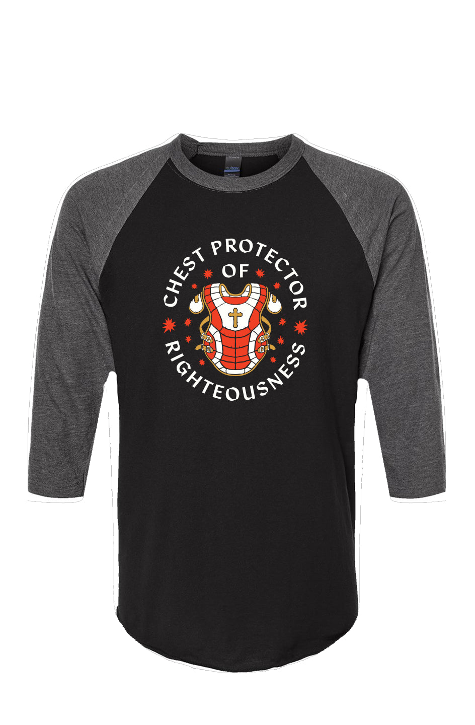 Chest Protector Raglan Tee 3/4