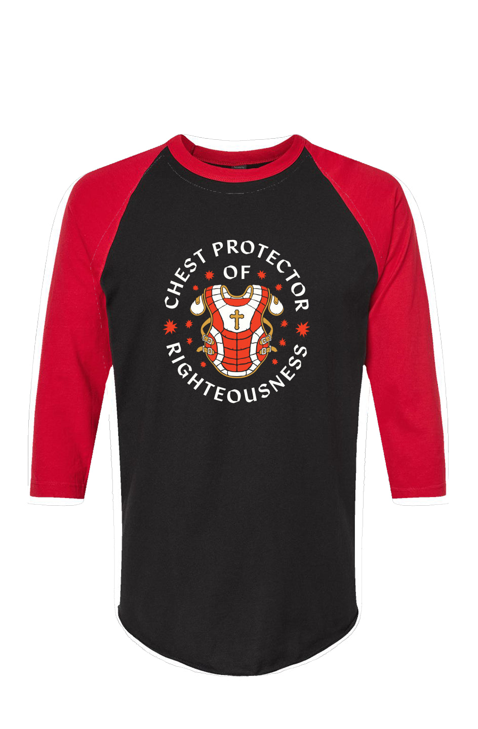 Chest Protector Raglan Tee 3/4